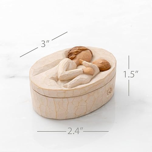 Miniatura 8 de Willow Tree - Caja de recuerdo de consuelo, esculpida y pintada a mano