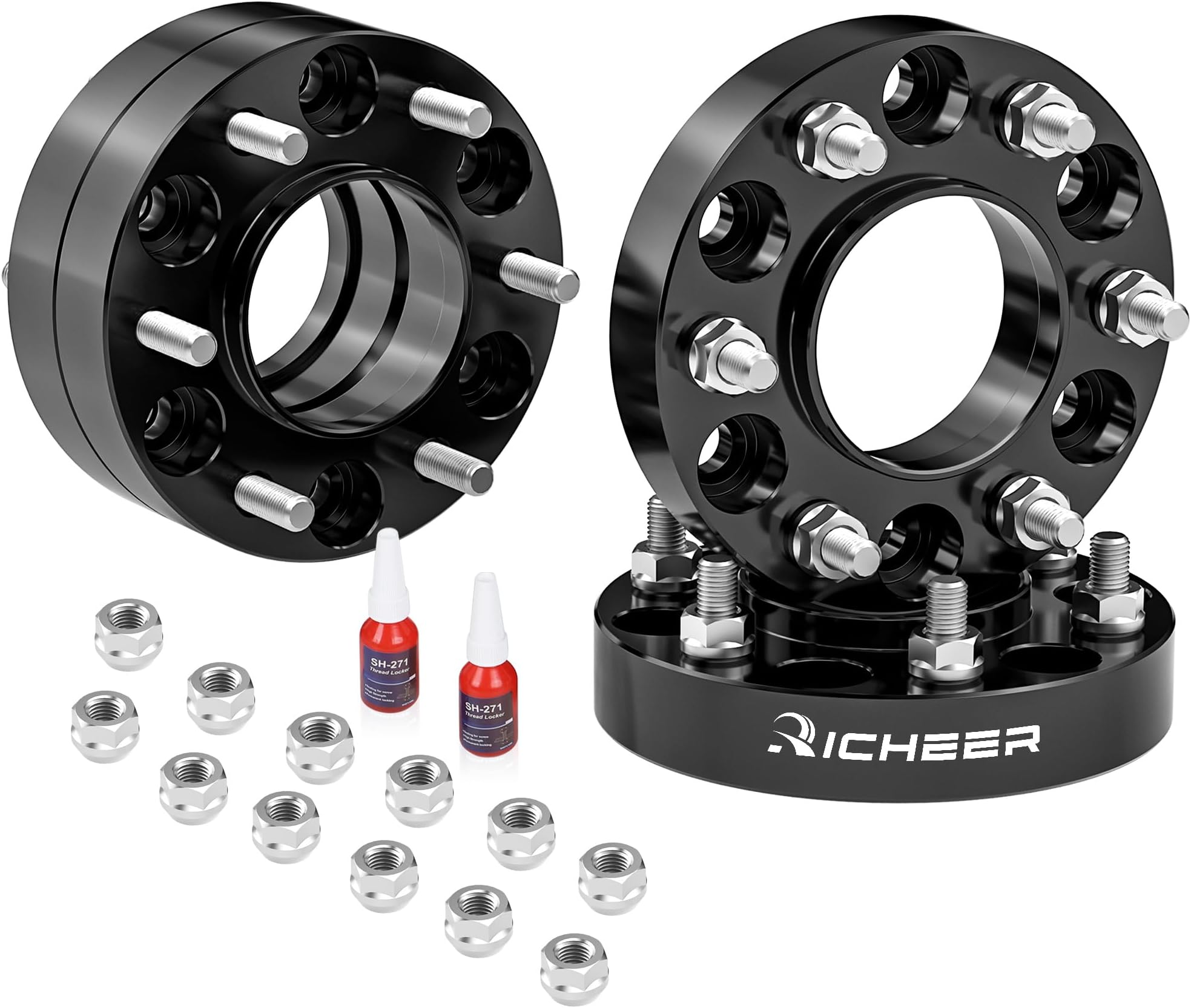 - 6x5.5 Wheel Spacer for Silverado Sierra 1500, 1.25 Inch Hub Centric 6x139.7mm Wheel Spacers for Tahoe Sunurban Yukon Escalade Express 1500 with 14x1.5 Studs & 78.1mm Bore