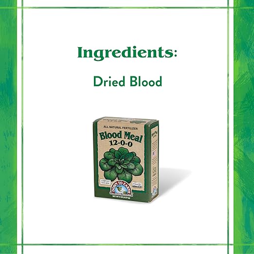Down To Earth Fertilizante Orgánico Blood Meal 12-0-0 0.5 lb miniatura 4