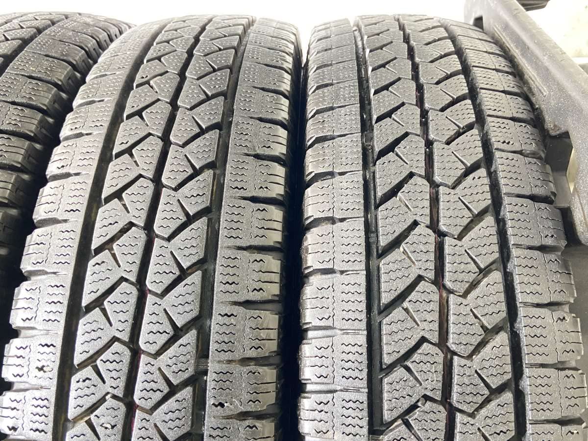 ブリヂストン BLIZZAK VL1 155/80R14 88/86N LT 4本 8～9分溝2本と7～8