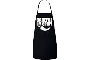 Funny Hot Chili Peppers Food Lover Careful I'm Spicy Chef Kitchen Apron Gift