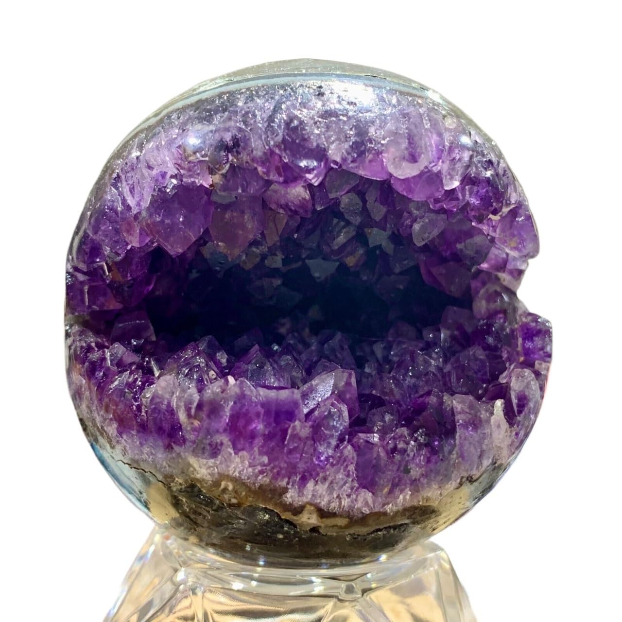 HSMQUBDBX Decorative Ornaments Ruby in Zoisite Gemstone Crystal Sphere Ball (Size : 350-400g)