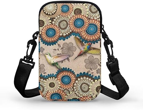 Miniatura 2 de Small Crossbody Bags with Zipper and Multiple Shoulder Strap, Waist Bag for Women Men