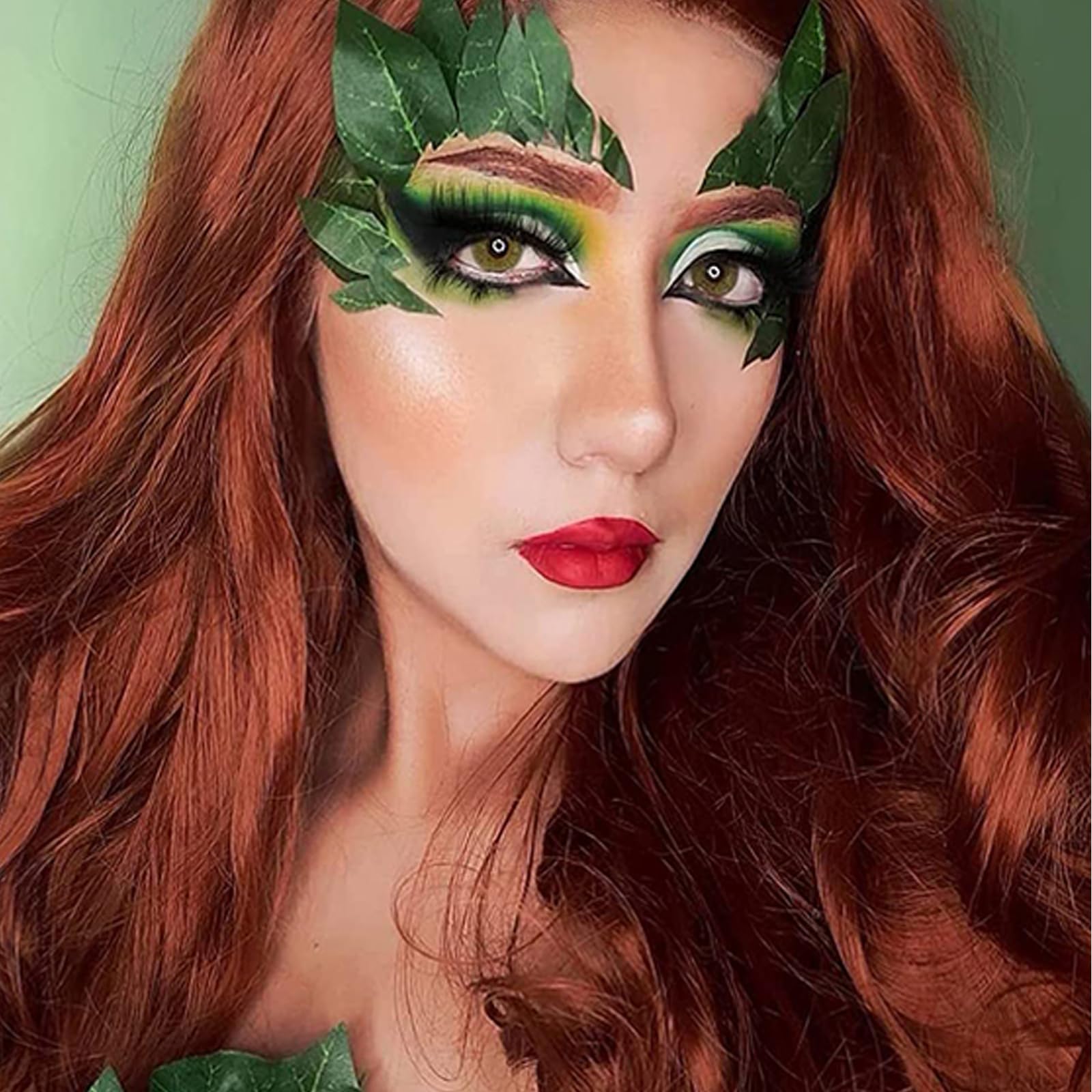 Auburn Lace Front Wig Copper Brown Heat Resistant Afro Wig Red Ginger Real Hair Long Glueless Wigs for White Women Synthetic Lace Front Wig Drag Cosplay Daily 26Inch