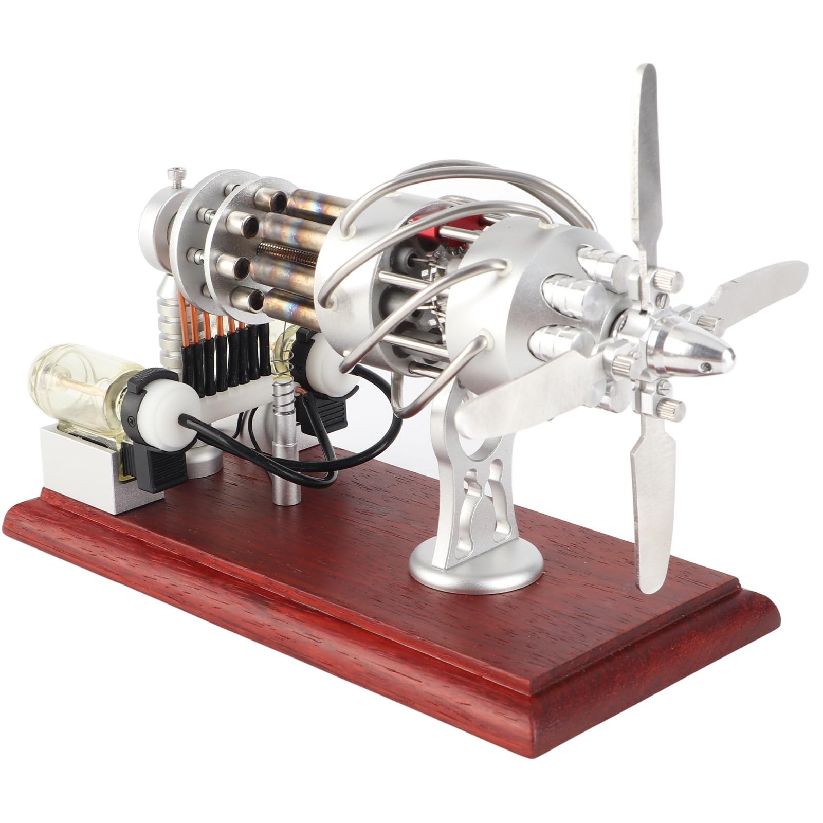 Kit Modello Motore Stirling, 16 Cilindri Ad Aria Calda Educativo