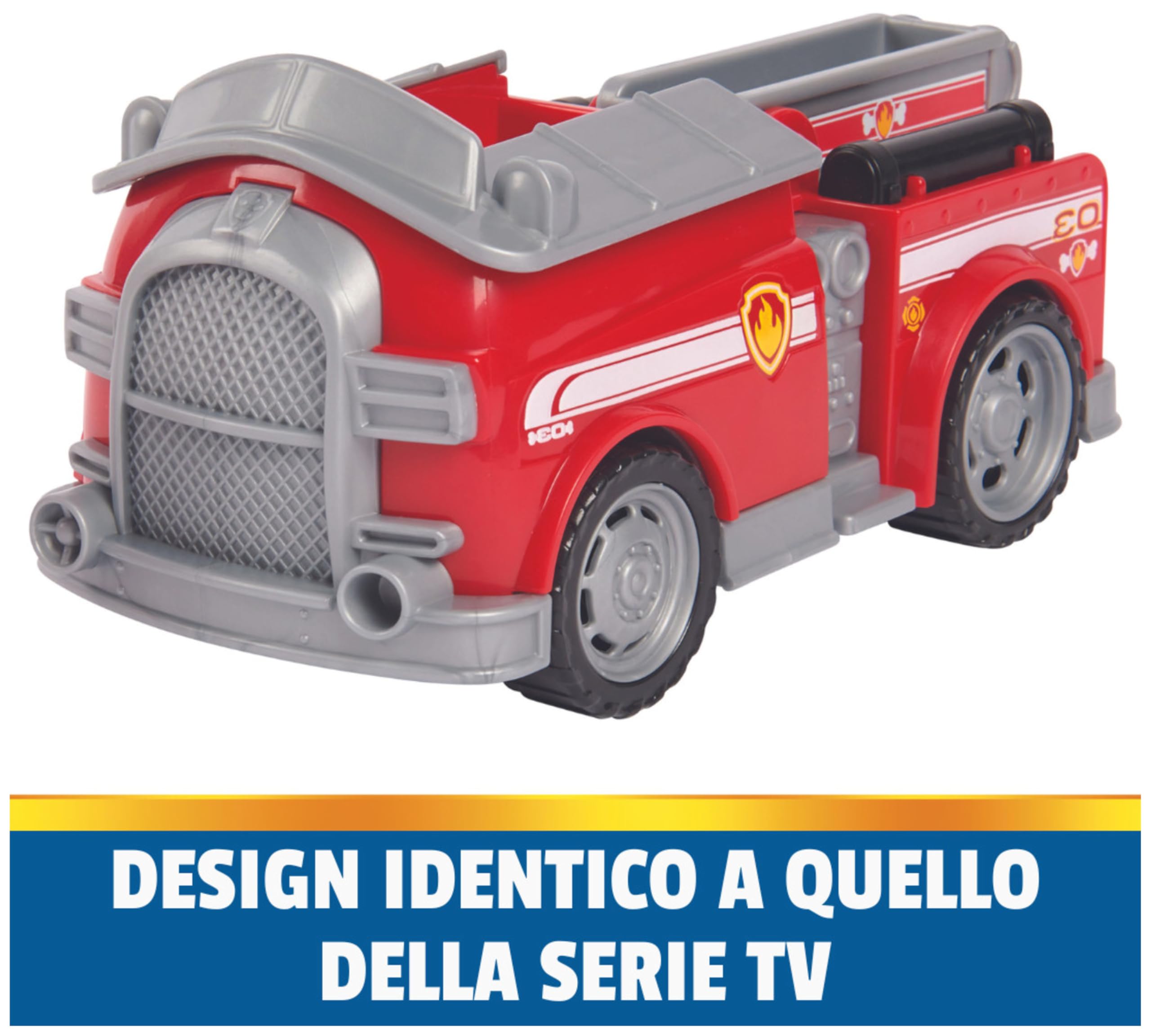 Paw Patrol, Camion dei Pompieri di Marshall, Veicolo e Personaggio Marshall, Giochi Bambini, 3+ anni