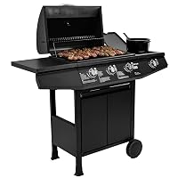 Amig - Barbecue gas - Barbecue Fireplus 3+1 bruciatori - Potente e completo con carrello