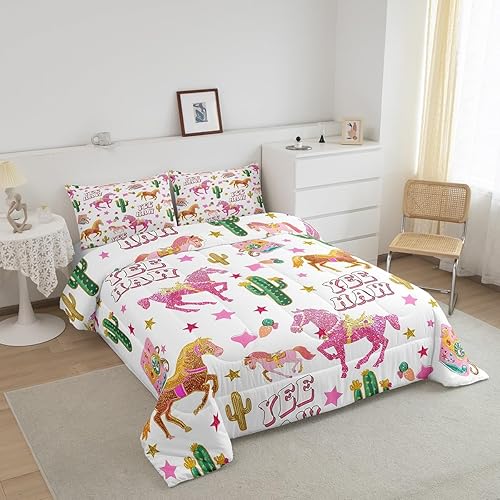 Miniatura 8 de Feelyou Juego de edredón rojo tamaño Queen para adolescentes, niñas, niños y mujeres, juego de ropa de cama rojo vivo plateado, edredón reversible