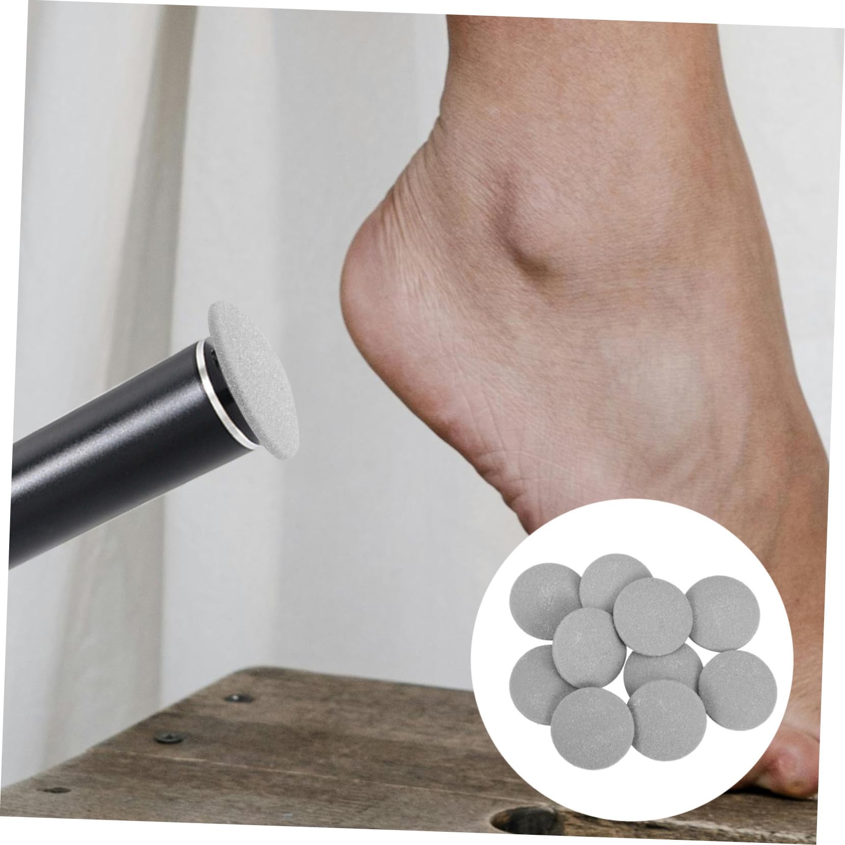 Healvian 5 Set Di Lime Per Piedi Elettriche Ricambio Grossolano Per Unghie Manicure Raschietto Per La Rimozione Dei Piedi 10 Pezzi*5