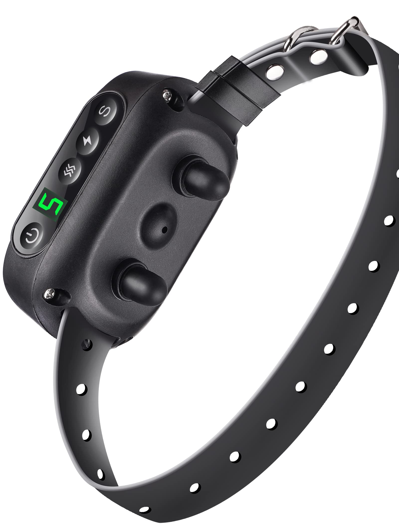 ZooZooDog Bark Collar, Rechargeable Dogs Anti Barking Collar with 7 Levels of Adjustable Sensitivity, Beep Vibration & Shock, Humane Dog Training Collar Smart Bark Collar for Large Medium Small Dogs