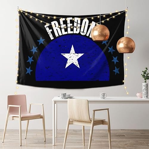 Miniatura 2 de LIFANGMI The Bonnie Blue Flag And Freedom Tapestry Wall Hanging 60x40 Inch Bedroom Living Room Dormitory Home Decoration Wall Tapestry
