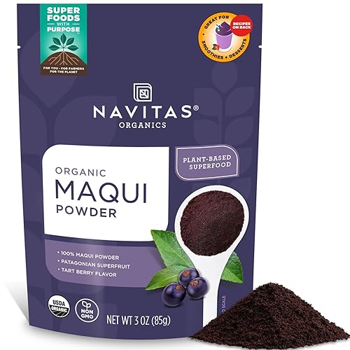 Maqui en polvo Navitas Organics, 3 oz Bolsa