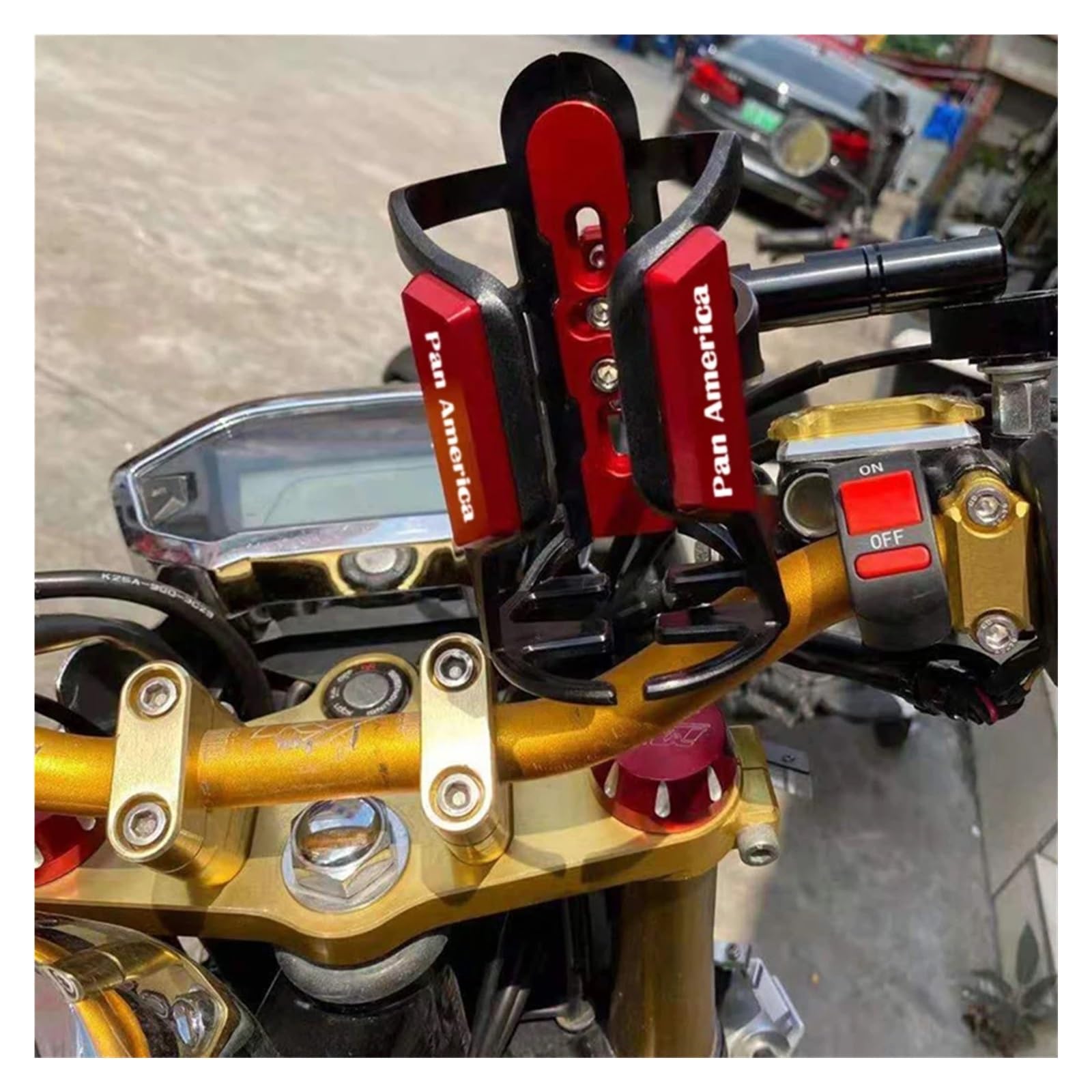 Portaborraccia per moto Per HARLEY PAN AMERICA 1250 PA1250 PAN 1250 2023 Nuovo Supporto Per Portabicchieri Per Bottiglia D'acqua Per Bevande CNC Per Moto(1)