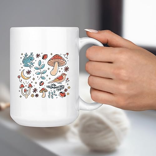 Miniatura 4 de Forest Themed Gift Ideas Unique Present for Nature Lovers 11oz 15oz White Coffee Mug