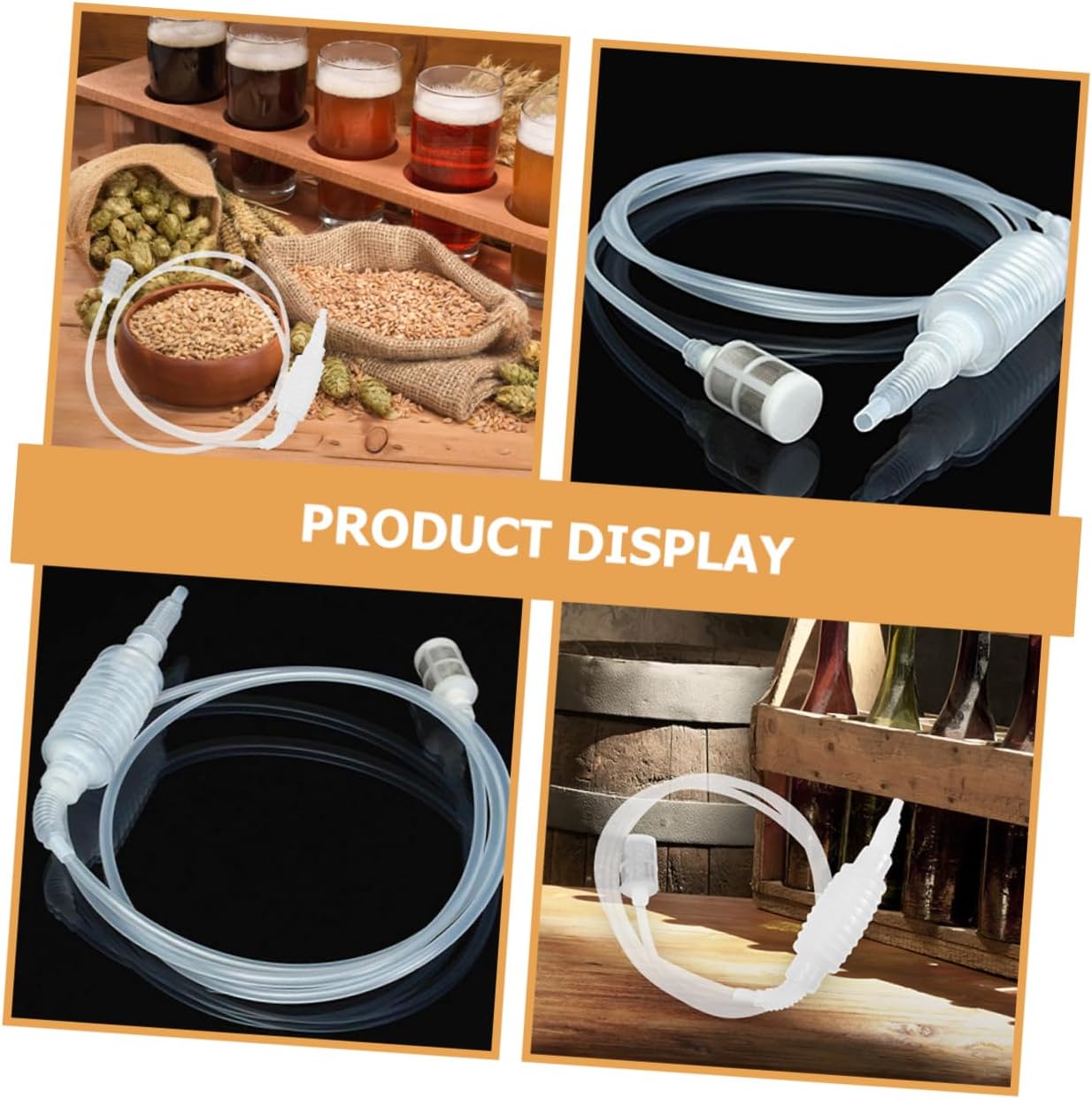 Wine Siphon Hose Plastic Flexible Tube for Brewing Oktoberfest