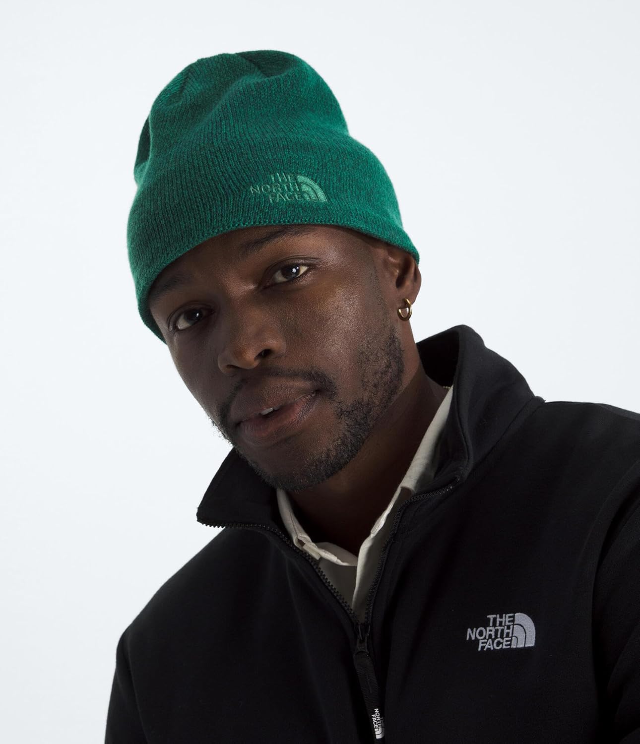 THE NORTH FACE Jim Beanie | Classic Fit, Winter Hat for Men & Women, Warm Fleece Headband & Embroidered Logo - Image 2