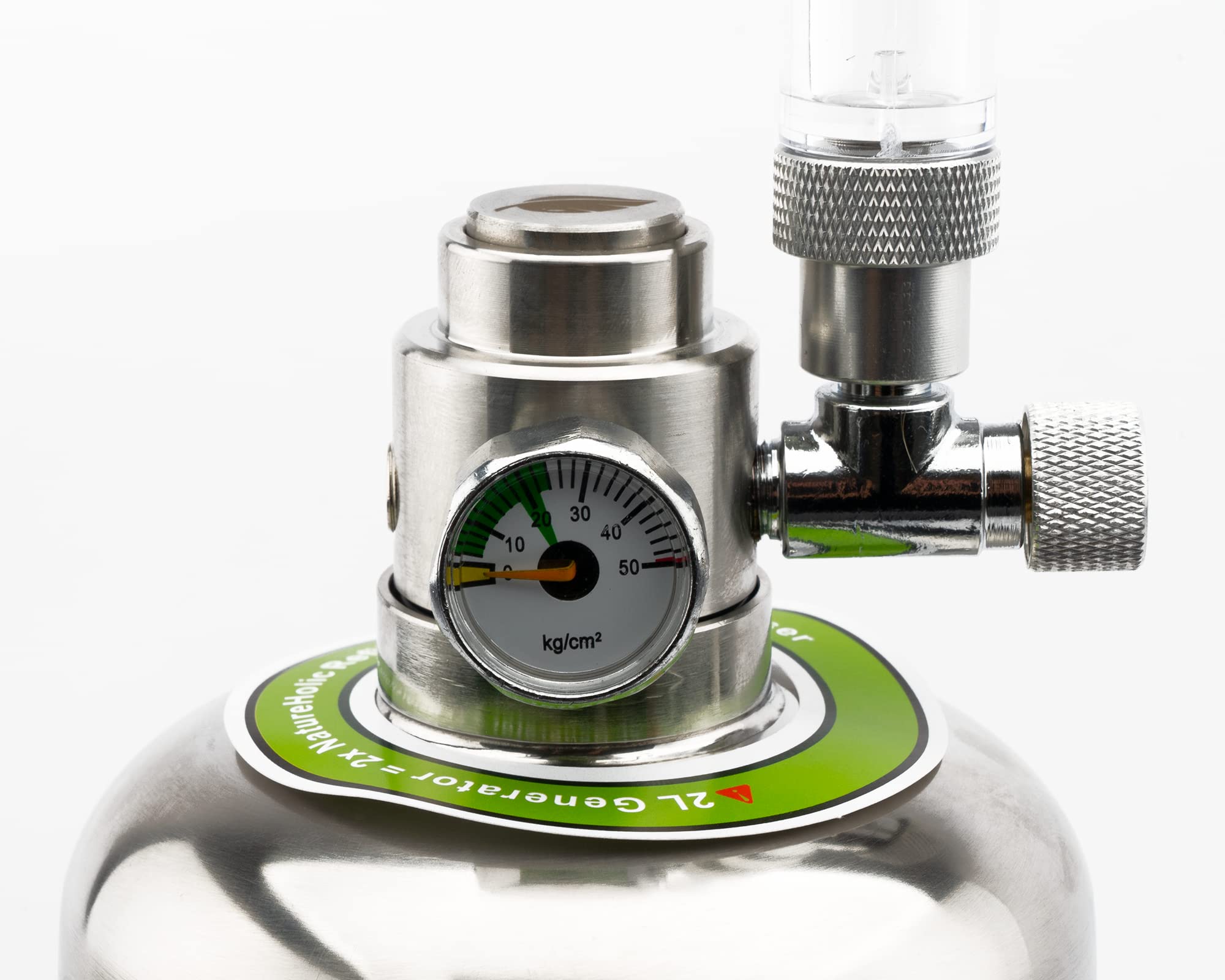 NatureHolic - Generador de CO2 I Nueva planta de CO2 I Bien ajustable y ajustable I Basado en ácido cítrico I Fácil de rellenar I 1 litro