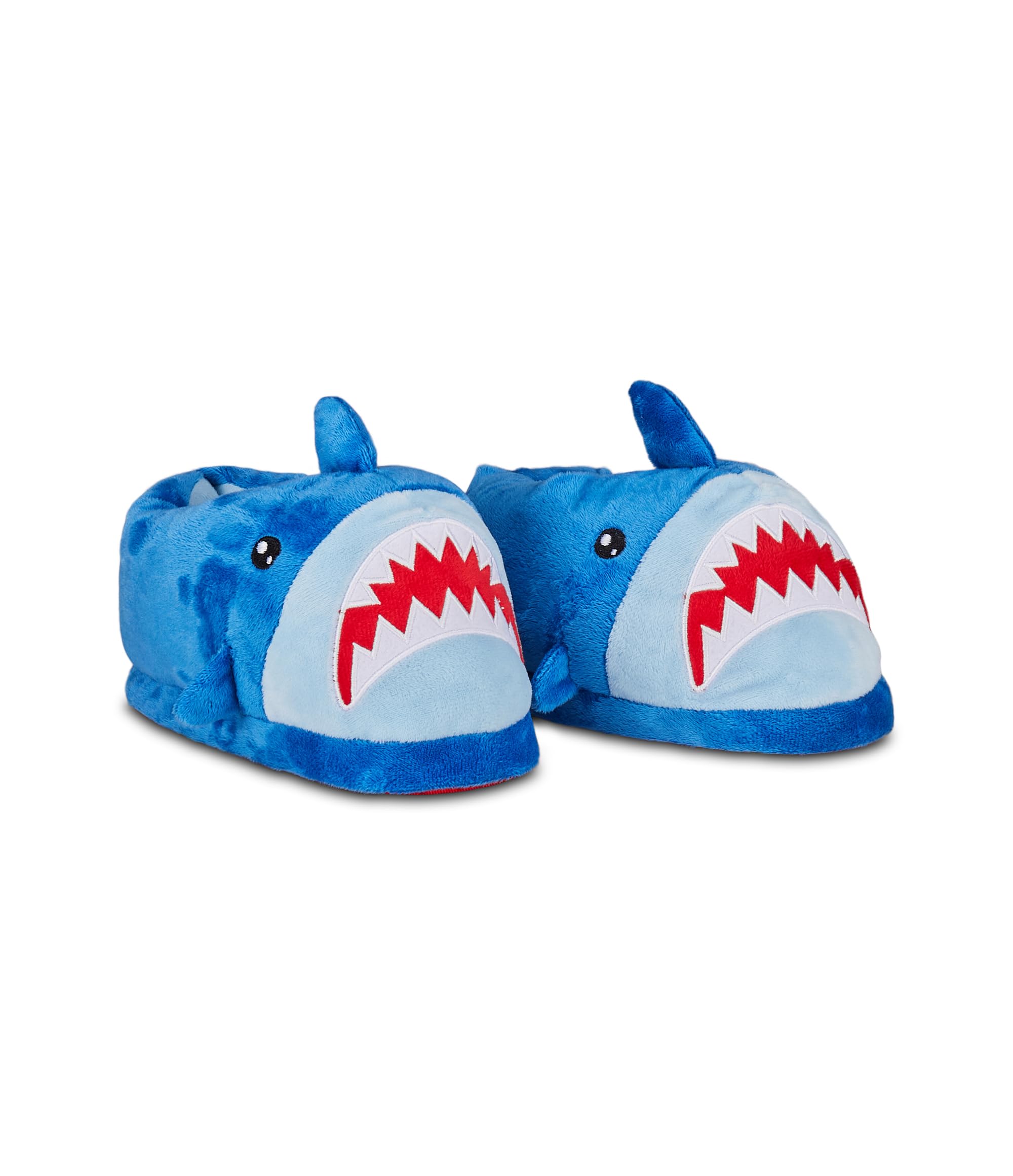 SJ GANG STYLE JAM GANG Moppine Shark Character Slippers Kids Furry Winter Slippers Size 10-12 Gift