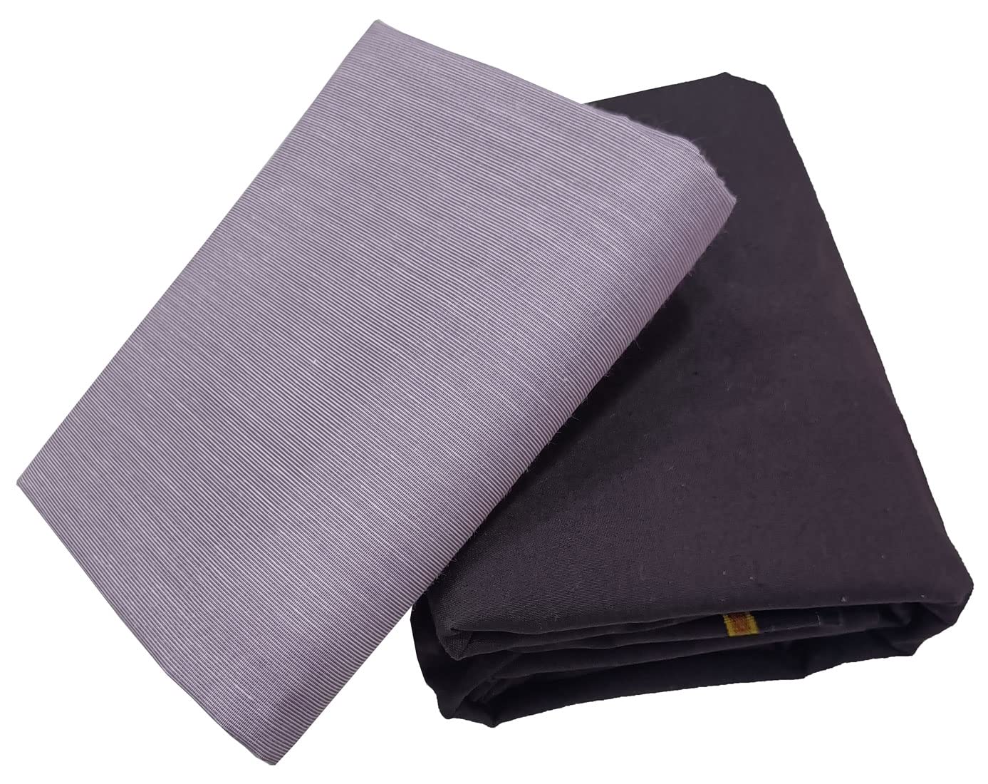 Men's Poly Blend Shirt and Trouser Unstitched Fabric Set - Gift Pack (Multicolour_Free Size) 20004