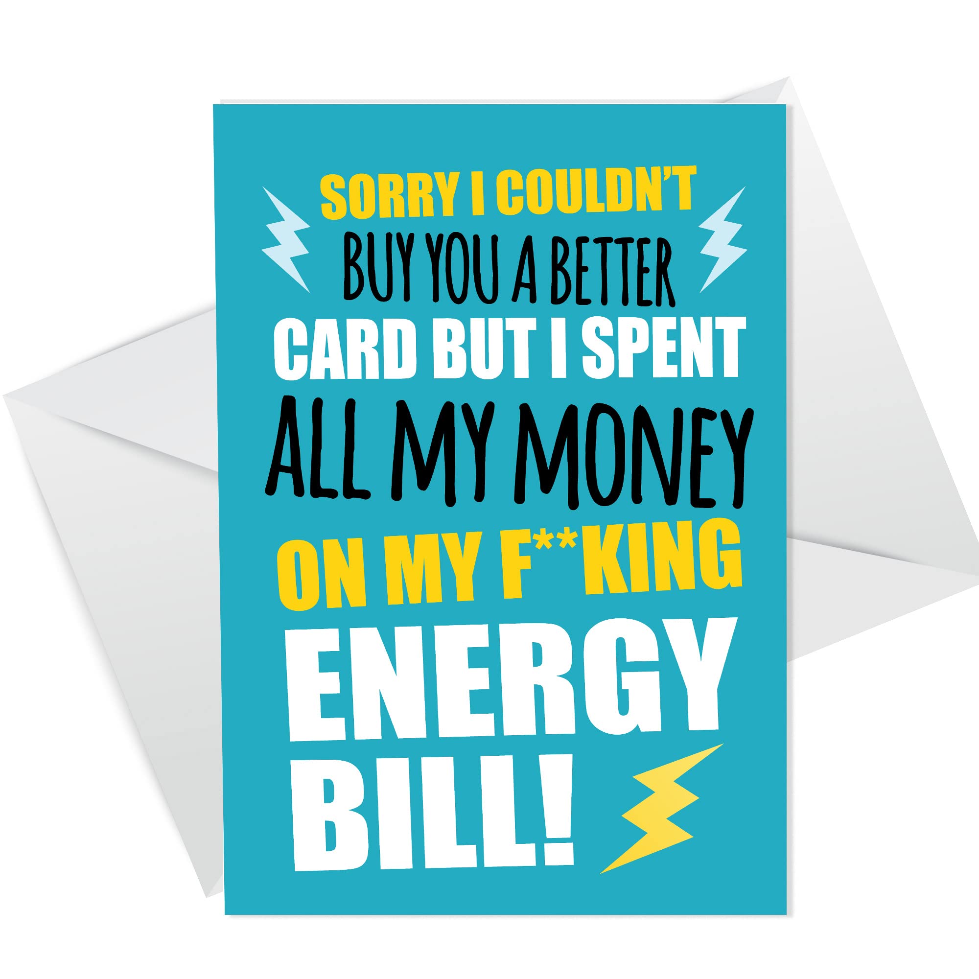 RED OCEAN Funny Birthday Card For Him Her | Joke Humour Card For Friend | Novelty Card For Men Women