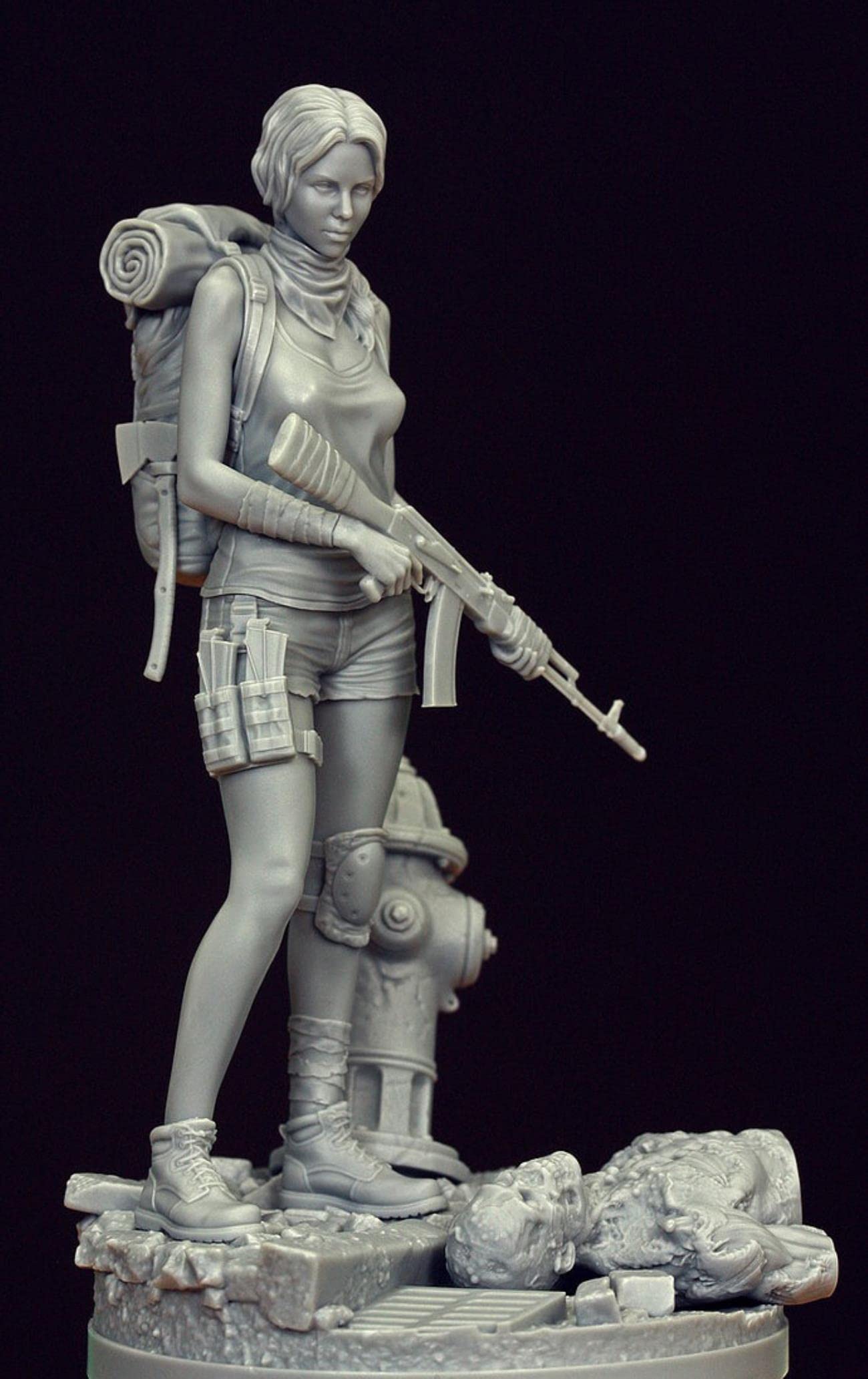 90mm Harz Modell Abbildung Kits GK, unmontierter, unbemalter Bausatz