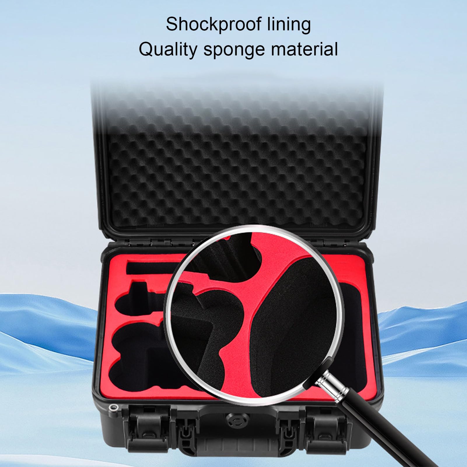 Custodia Impermeabile per Drone NEO e Accessori, Custodia Rigida Impermeabile IP67 NEO, Custodia da Viaggio Portatile per Occhiali N3