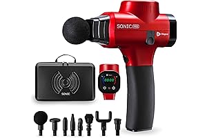 Sonic Pro Percussion Massage Gun for Athletes and Sore Muscles