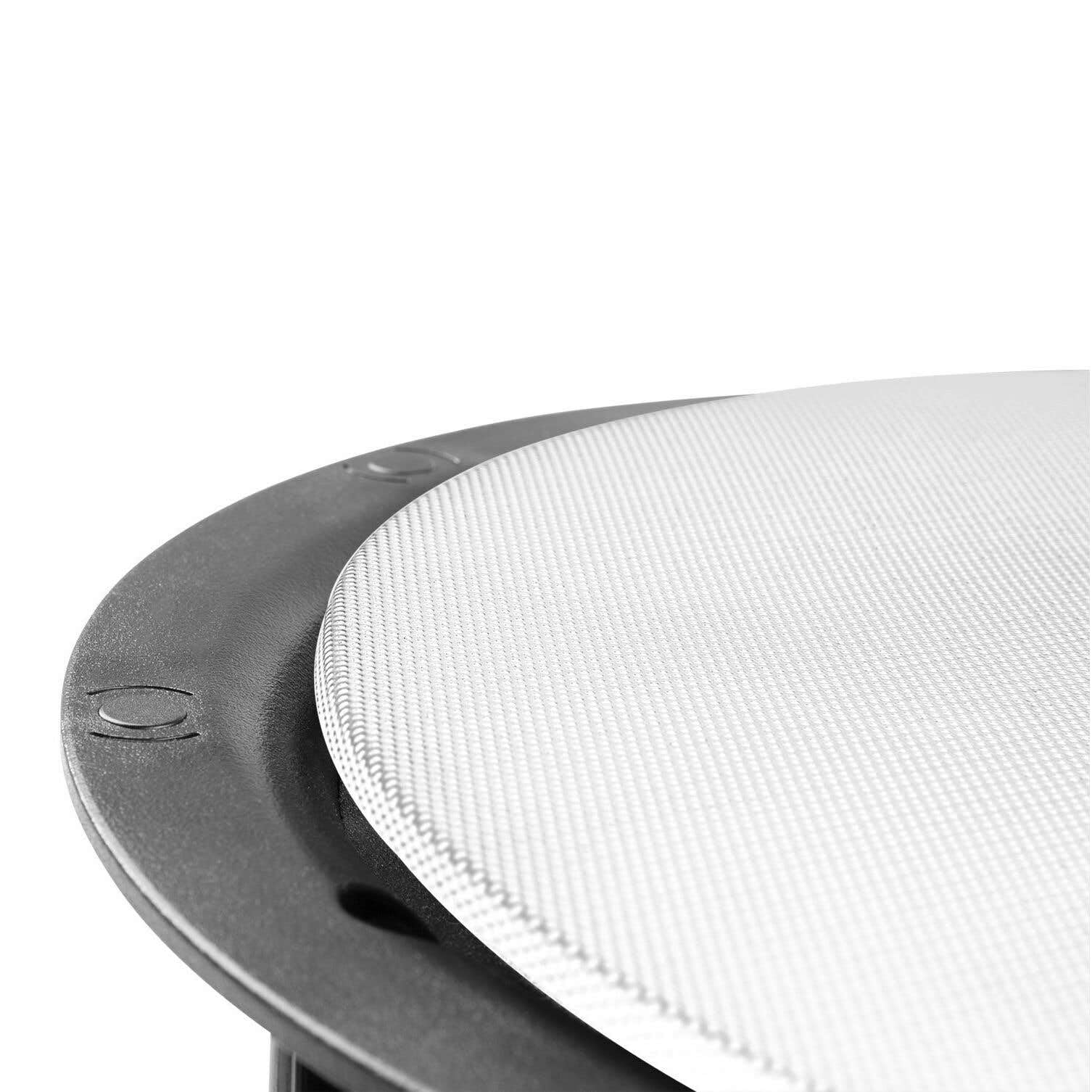 Power Dynamics NCSS6 Enceinte de Plafond 6,5" 30 Watts - Blanc, 8 Ohms, Grille Métallique, Haut-Parleur avec Système de Fixation Rapide, Idéal pour Installation Public Address