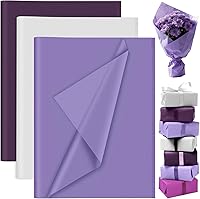 Vista 8 de PLULON 60 hojas de papel de seda marrón a granel, hojas de papel de seda para envolver regalos, papel de seda para embalaje, para regalos