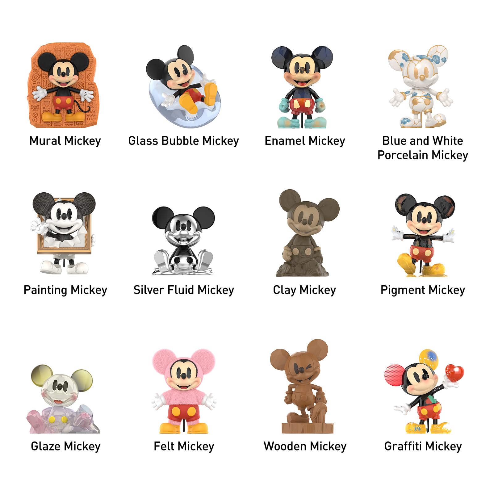 Amazon.co.jp: POP MART Disney Mickey Boundless Creativity シリーズ