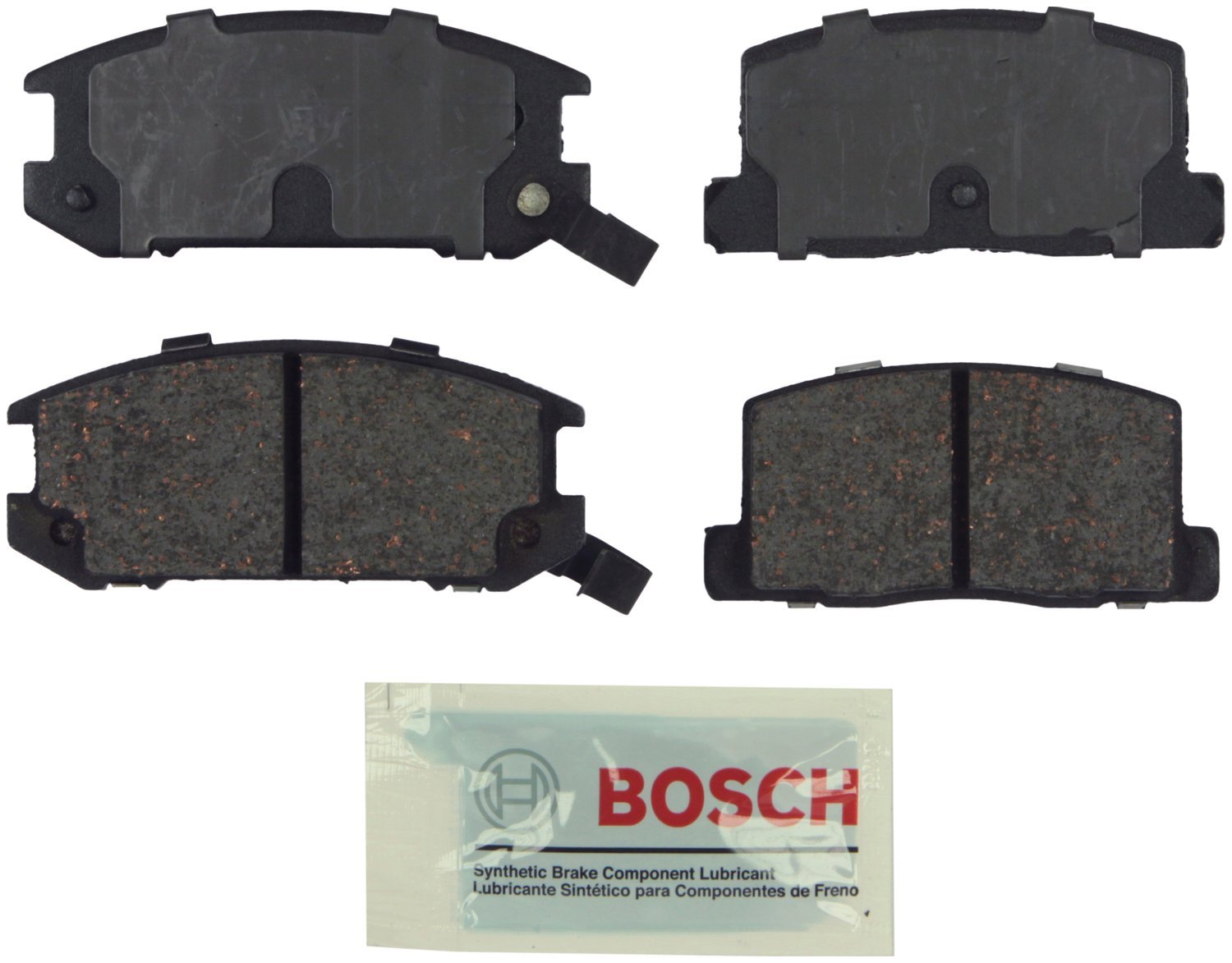 Bosch BE1324H Blue Disc Brake Pad Set with Hardware - FRONT — view 79