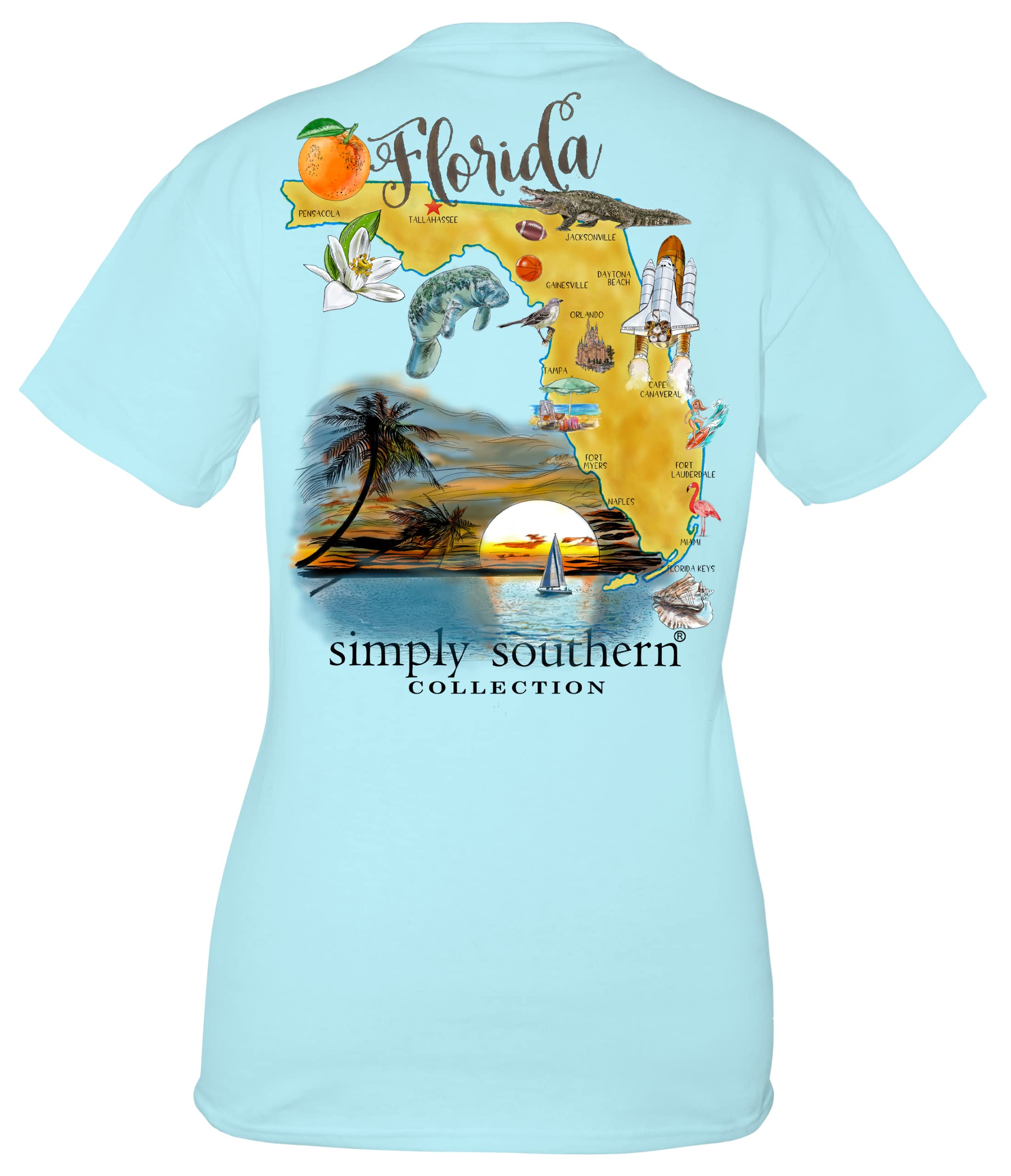 Florida' Icon Short Sleeve Tee Short Sleeve T-Shirt