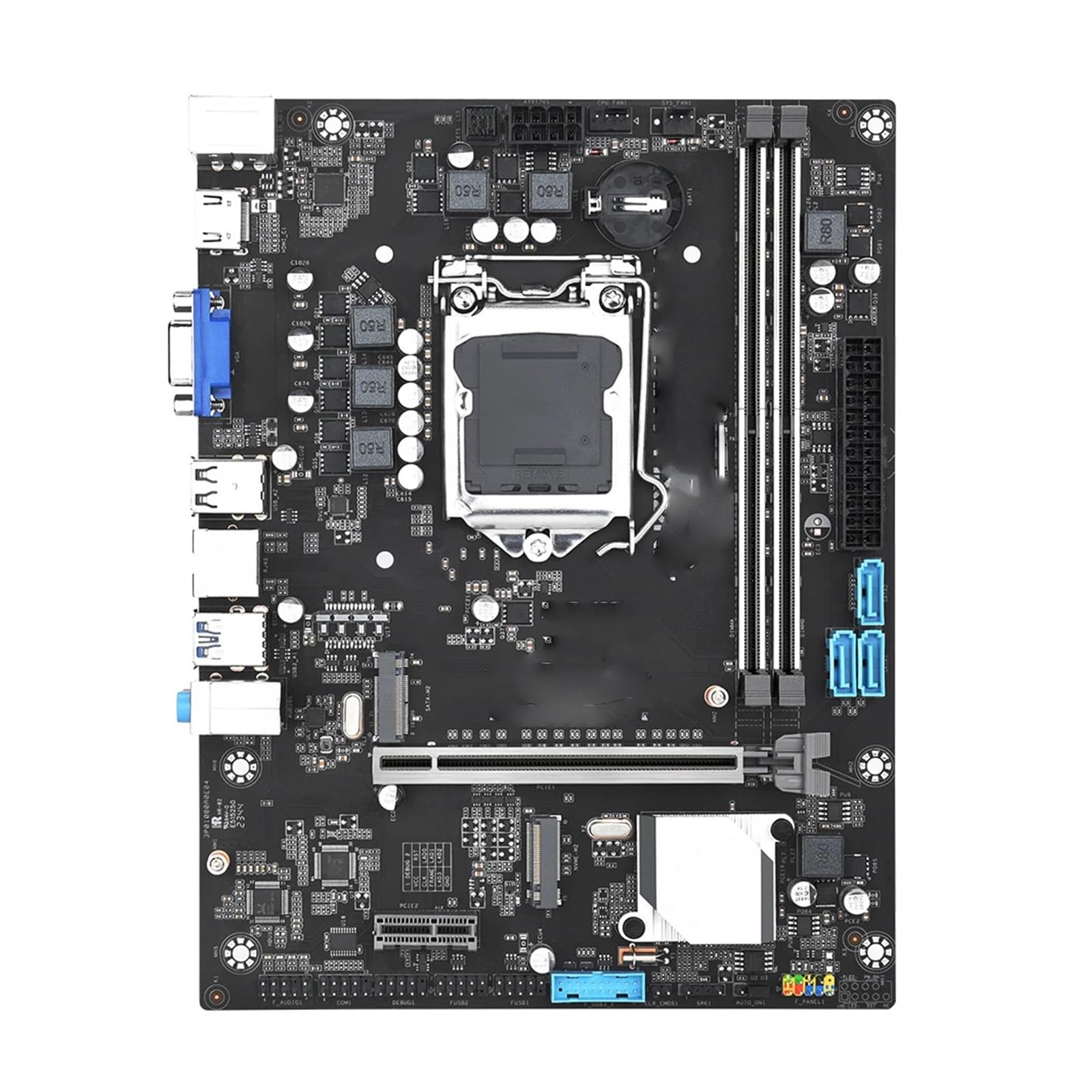 Scheda madre Placa base Fit For H310, Kit de placa base con core i5 1151 CPU 16GB DDR4 7500 MHz RAM HD Graphics 2666 SATA3.0