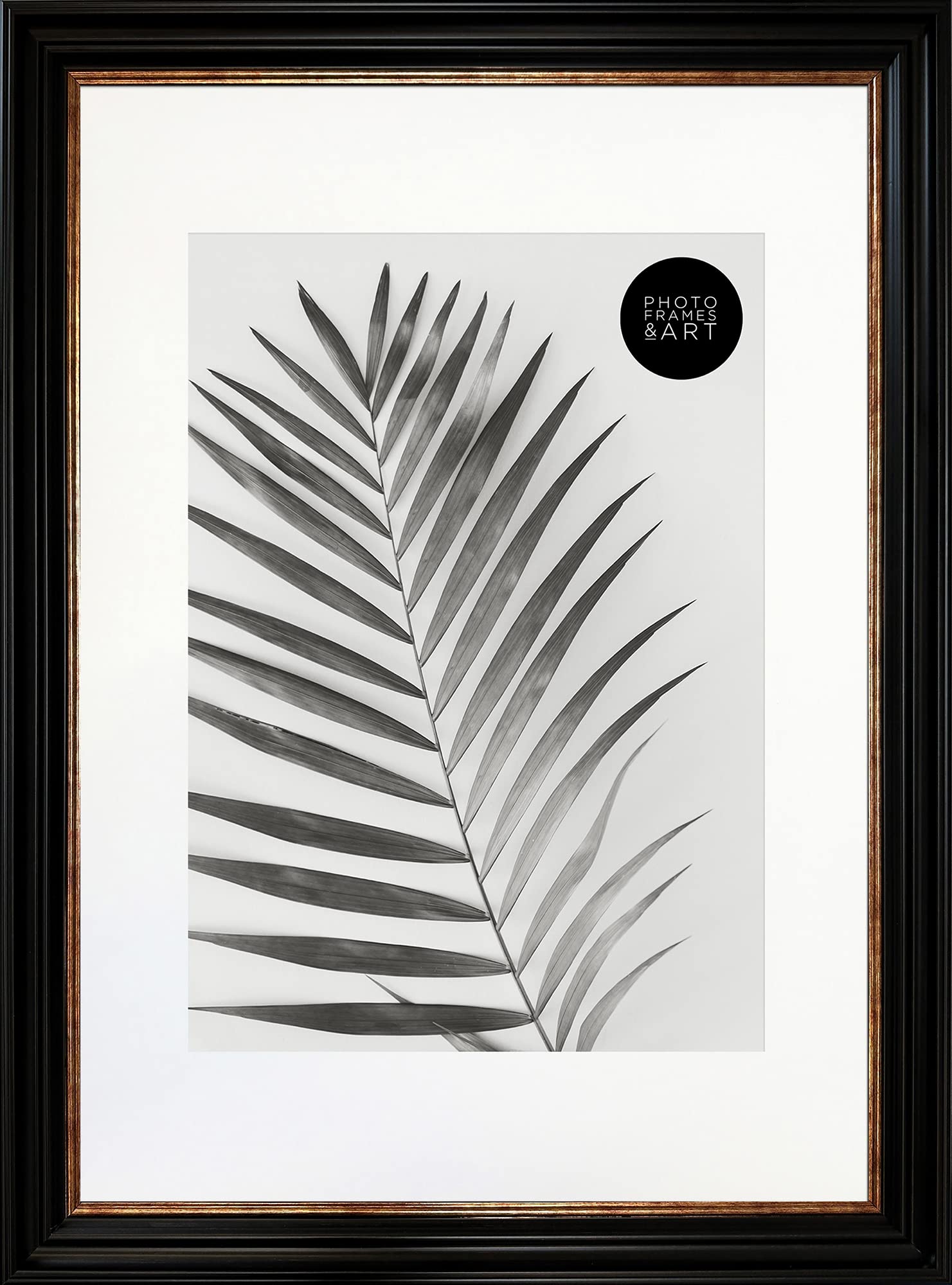 Pf+A Black Vintage Frame For A3 With Mount - & Copper Gold Frame A2 For A3 Frame With Mount