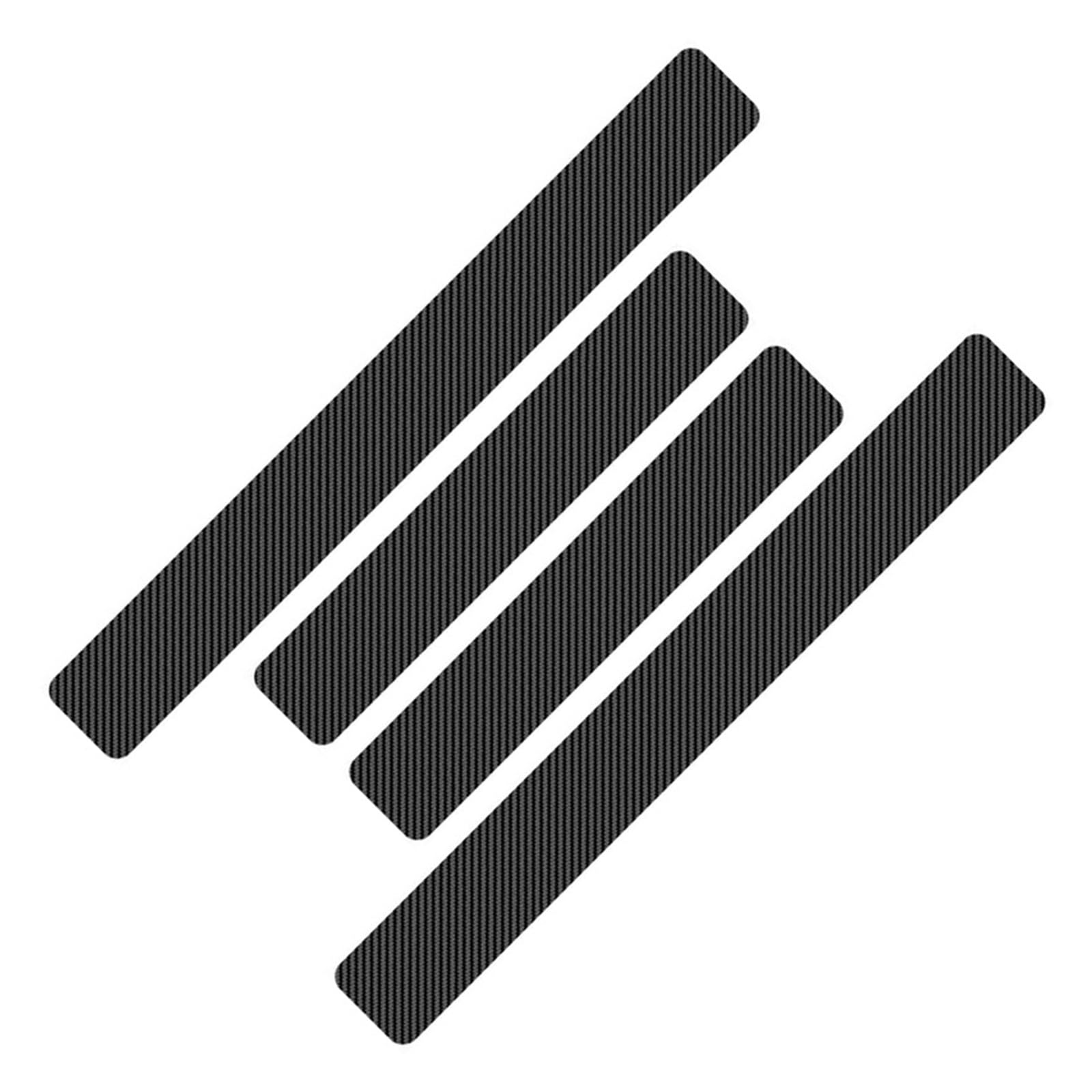for Chrysler 300C 300M PT for Cruiser for Grand for Voyager for Pacifica for Sebring MK3 200 Carbon Fiber Car Sticker Auto Door Threshold Waterproof(Style 2 4pcs)