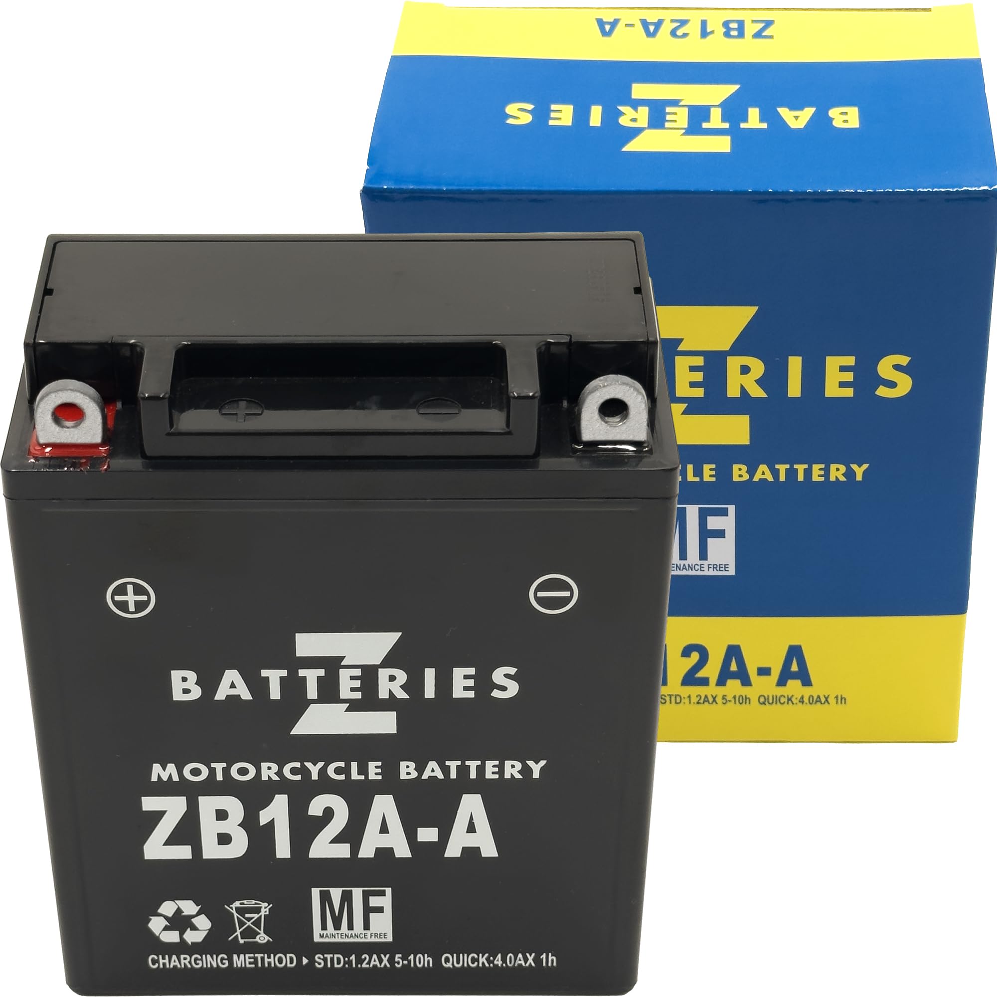 Amazon | Z BATTERIES バイクバッテリー YB12A-A ユアサ 互換 ZB12A-A