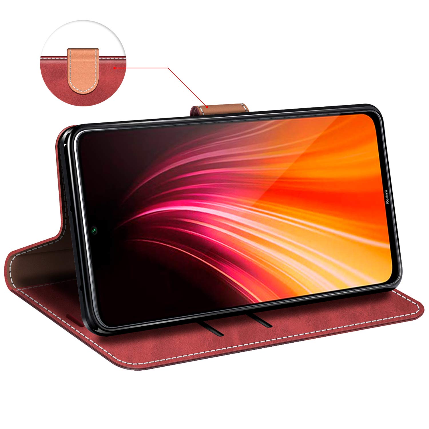 MOBESV Custodia per Xiaomi Redmi Note 11, Cover a Libro Magnetica Custodia in Pelle per Xiaomi Redmi Note 11 / Note 11S, Elegante Nero