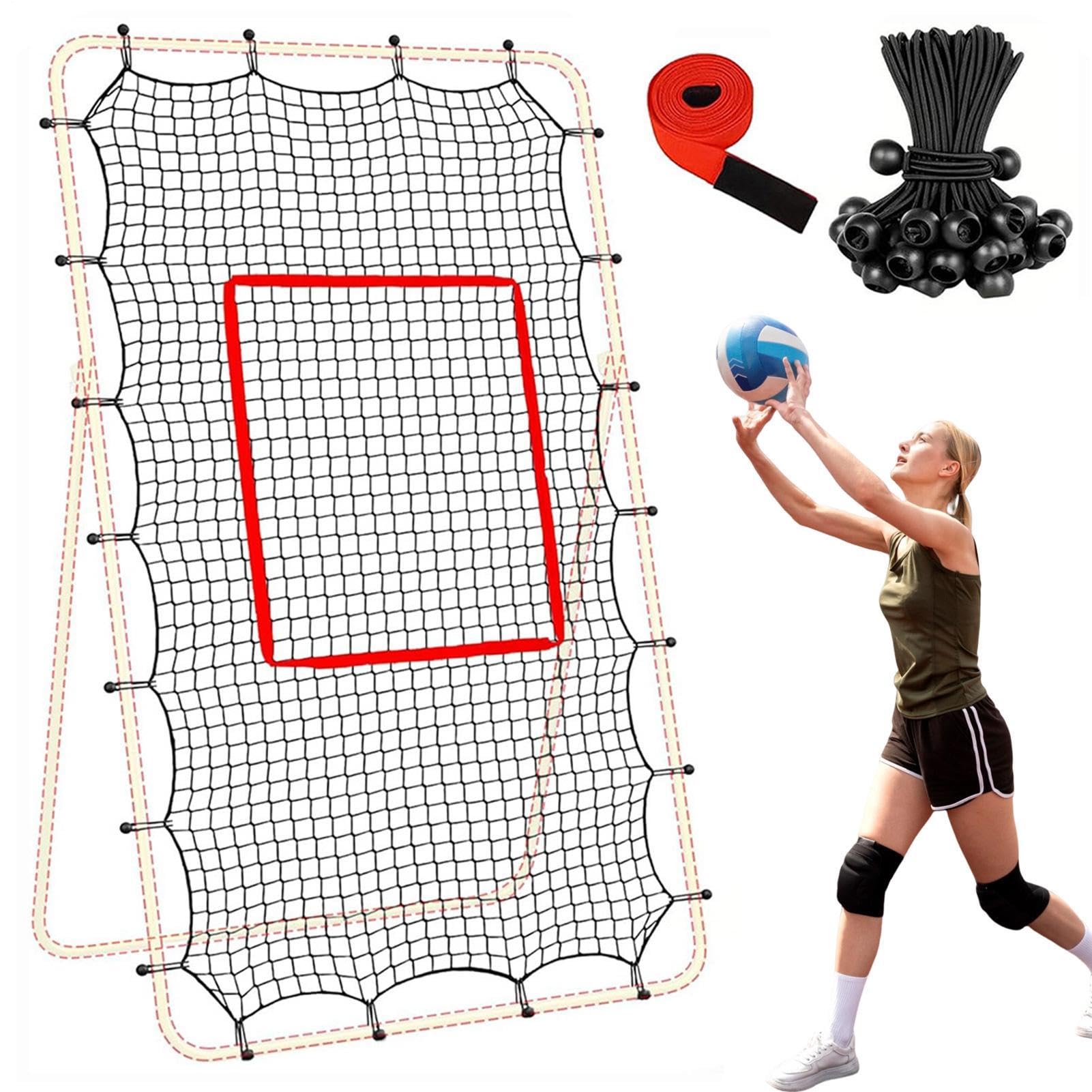Rebounder do siatkówki, , z akcesoriami, siatka, trener, na kort basenowy, plażę, do domu, na siłownię, do szkoły, parku, nastolatków, dorosłych, trenerów