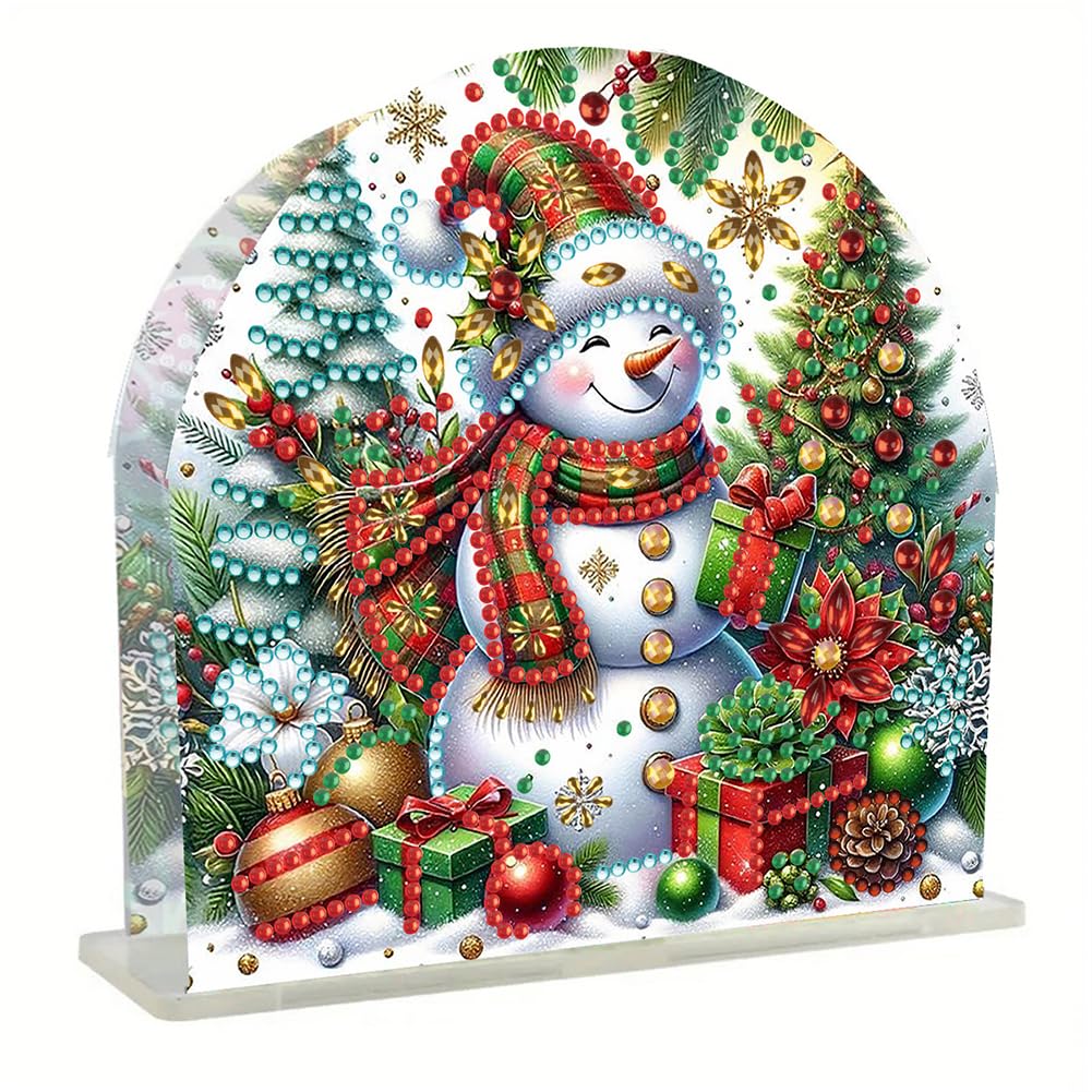 Starnearby Porte Serviette Diamond Painting Noël DIY - Support Serviette Papier Décoration Table Fête