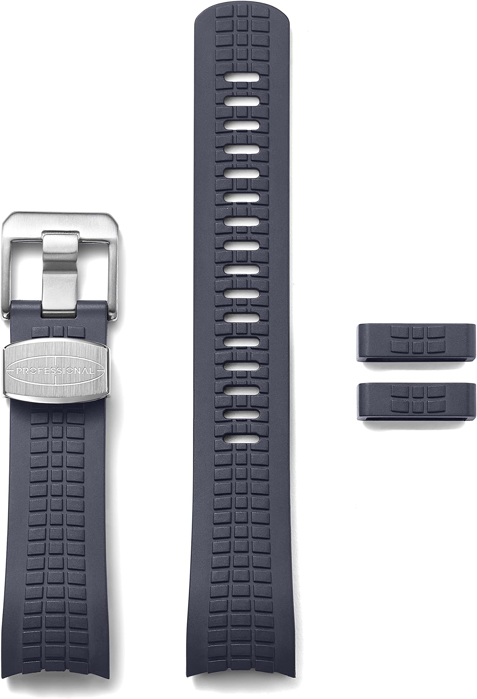 CB11 Curved End Watch Band Rubber Strap Replacement for Seiko SKX series, SRPDxx series and new Seiko Sports 5