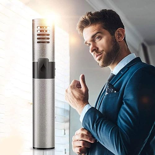 Recortadora portátil de orejas y nariz para hombres y mujeres, recortadora de cejas y vello facial recargable por USB, hoja de acero inoxidable de