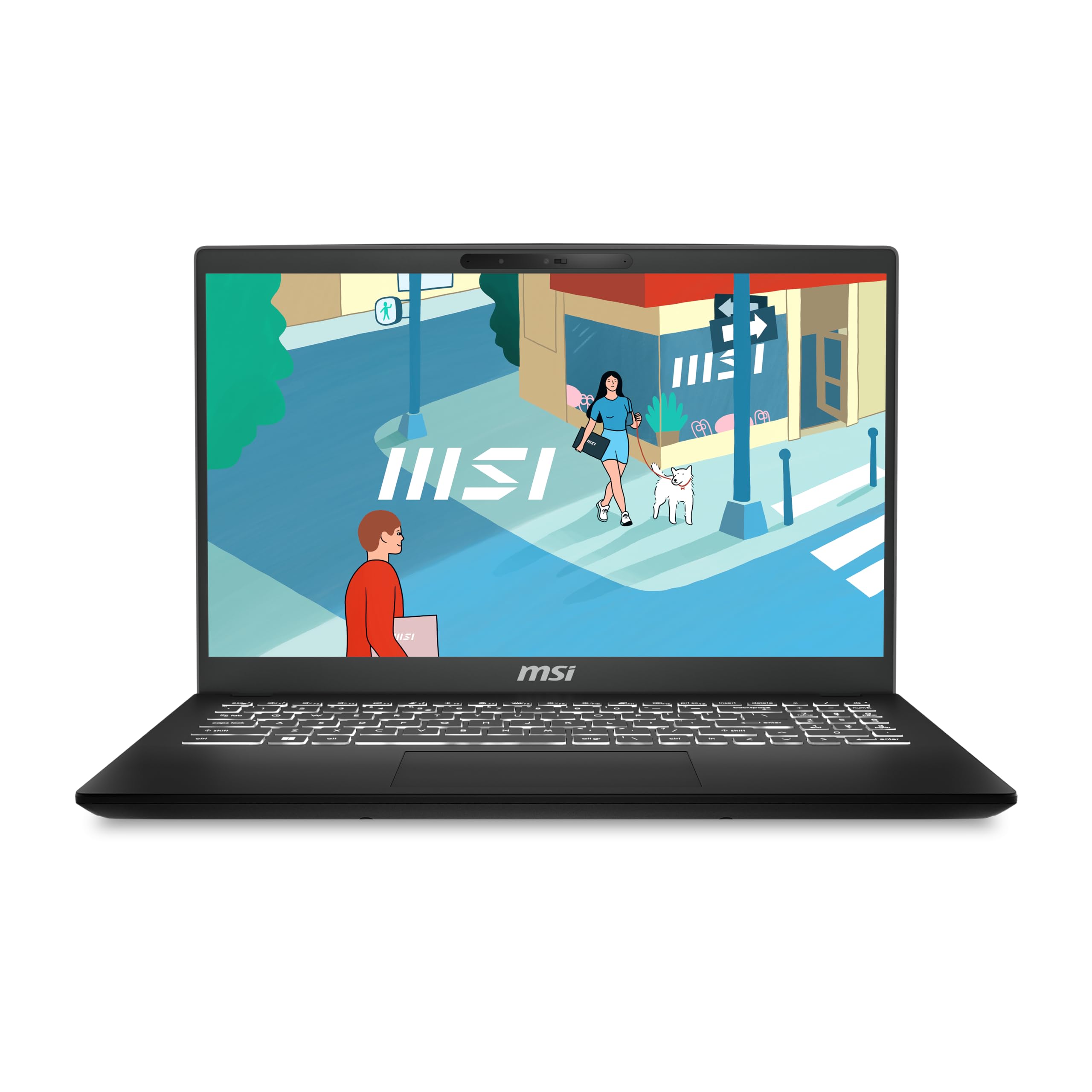 MSI Modern 15 H C13M-082XES Ordenador Portátil 15.6" FHD (Intel Core i7-13620H, 32GB RAM, 512GB SSD, Iris Xe Graphics, Sin Sistema Operativo) Classic Black, Teclado QWERTY Español