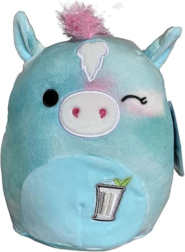 Miniatura 1 de Squishmallows Peluche Kellytoy oficial de Kentucky Derby Squad Squishy Animal de peluche suave (8 pulgadas, Julep)