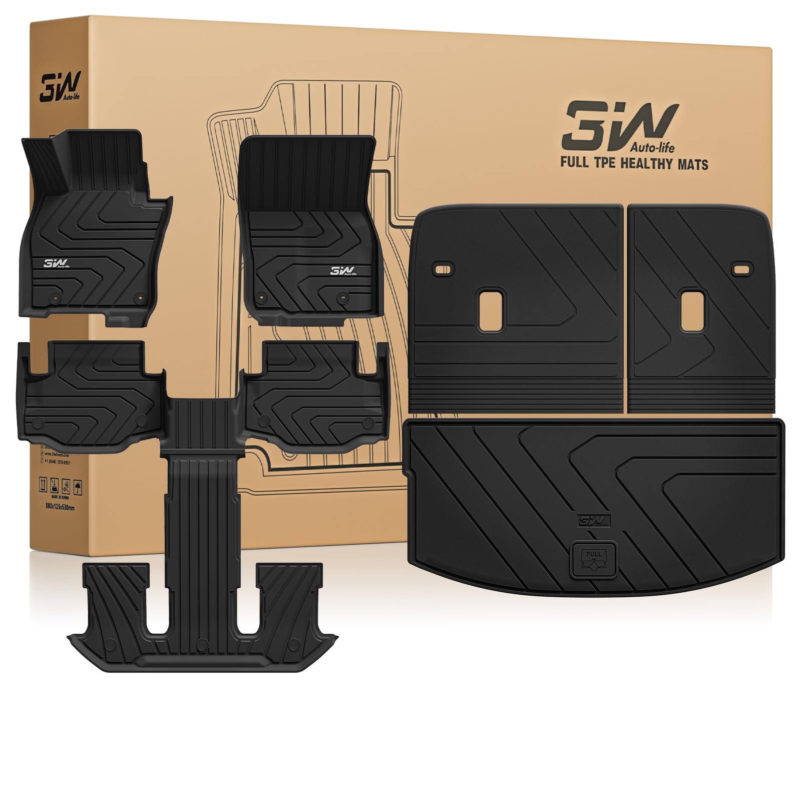 Amazon.com: 3W Floor Mats & Backrest Mats & Cargo Mats for Mazda