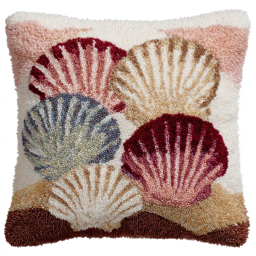AxiangziK Latch Hook Cushion Kits,Shell