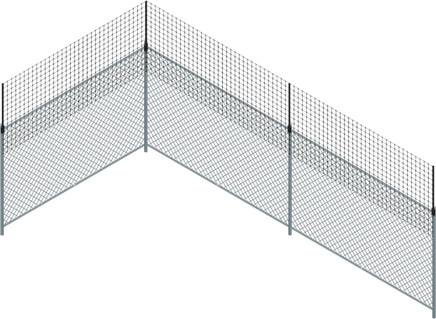 Amazon.com : 4-Foot by 100-foot Fence Extension Kit - Poly Mesh - Deer,  Pets, Backyard (for Chain Link Fence) : Patio, Lawn & Garden