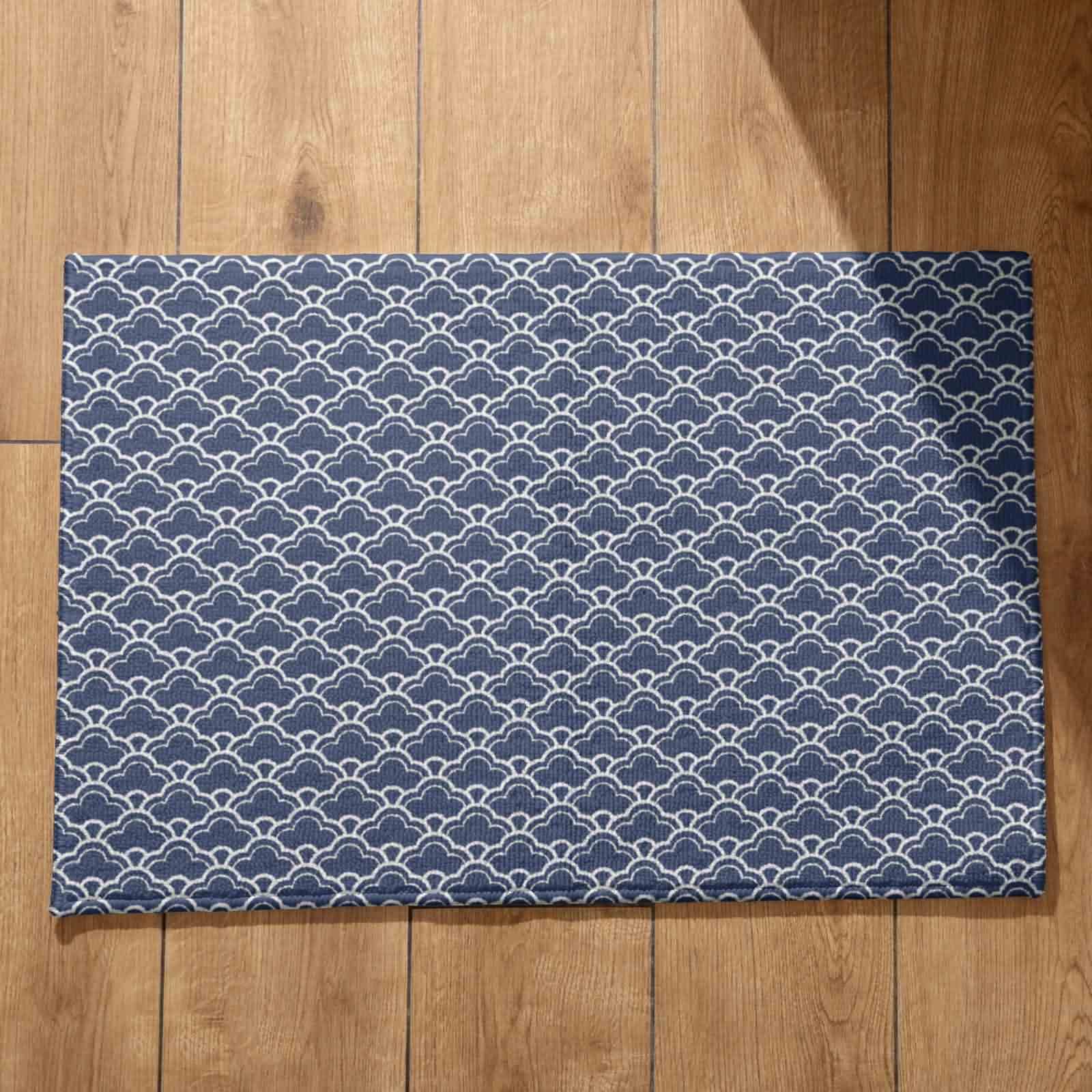Tapis de sol entrée maison flanelle douce rétro 50x80cm tapis de bain personnalisé