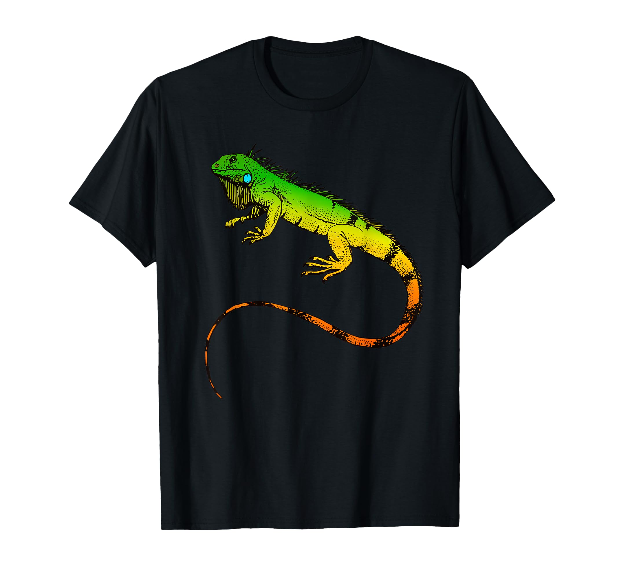 White iguana graphic tee cotton... /XL,,, main image 0