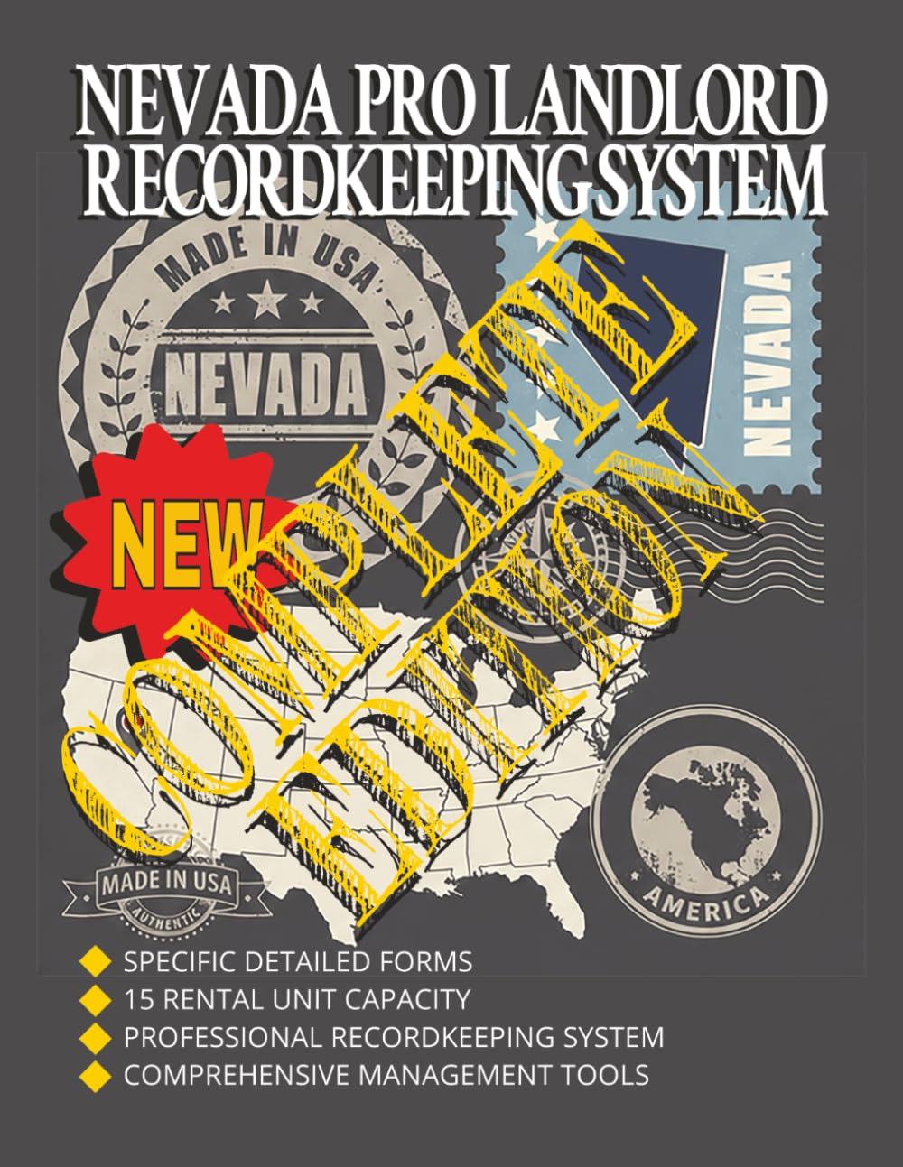 Nevada Pro Landlord Recordkeeping System: Complete Edition: Rental Property Recordkeeping and Management System for Landlords, Property Owners and Real Estate Investors