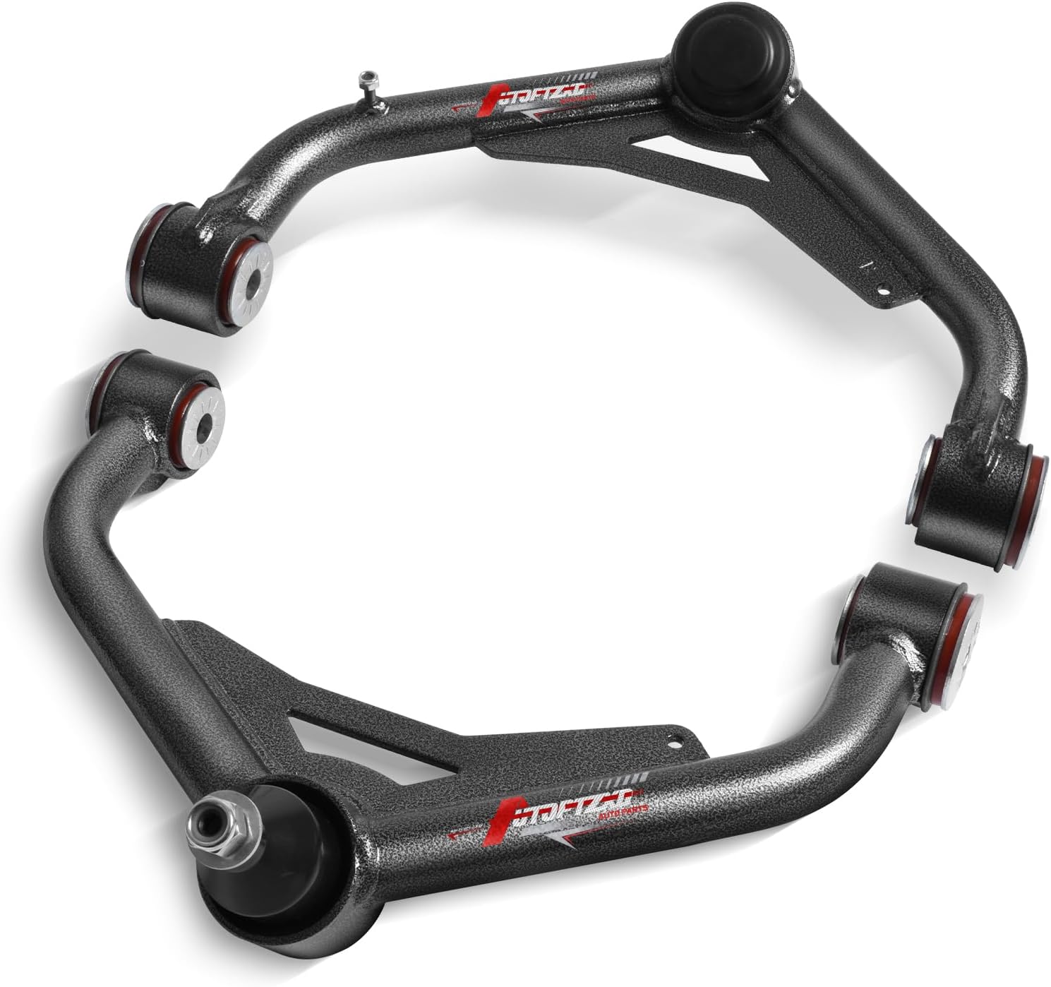 2-4" Lift Front Upper Control Arms for 2000-2010 Chevy Silverado 2500HD 3500HD, Adjustable Tubular Suspension Arms Compatible with GMC Sierra 2000-2010/ Hummer H2 2003-2009, 2Pcs